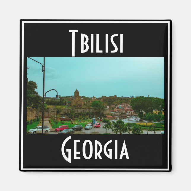 Aimant Tbilisi Georgia City View Architecture du paysage (Devant)