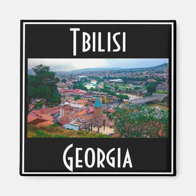 Aimant Tbilisi Georgia City View Architecture du paysage (Devant)