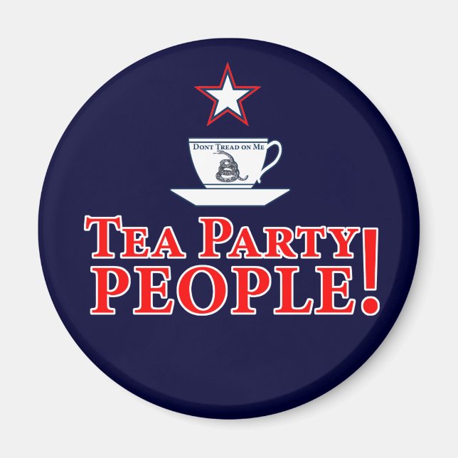 Aimant Tea Party People ! (Devant)