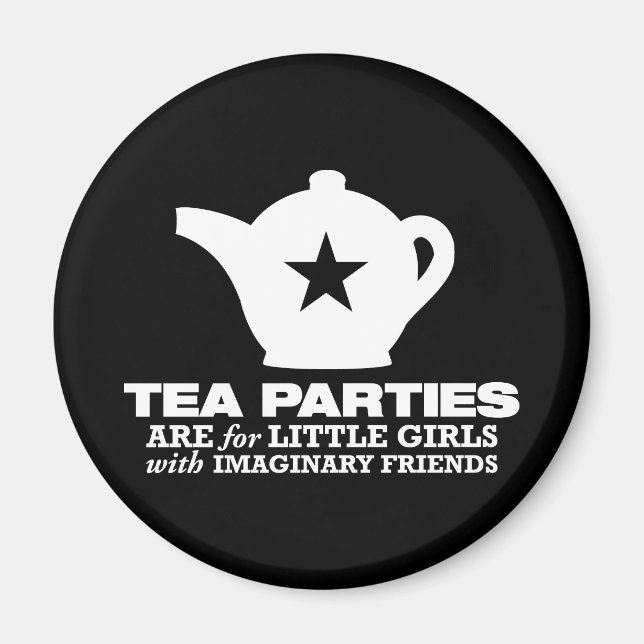 Aimant tea party - tea party pour les petites filles (Devant)