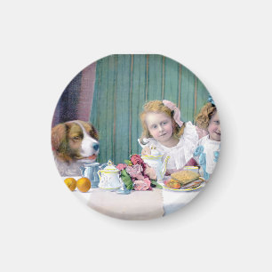 Aimant Tea Party vintage