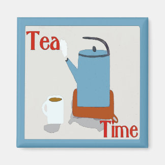 Aimant Tea Time Blue Pot