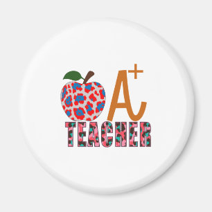 Aimant Teacher Art Apple A Plus Teacher