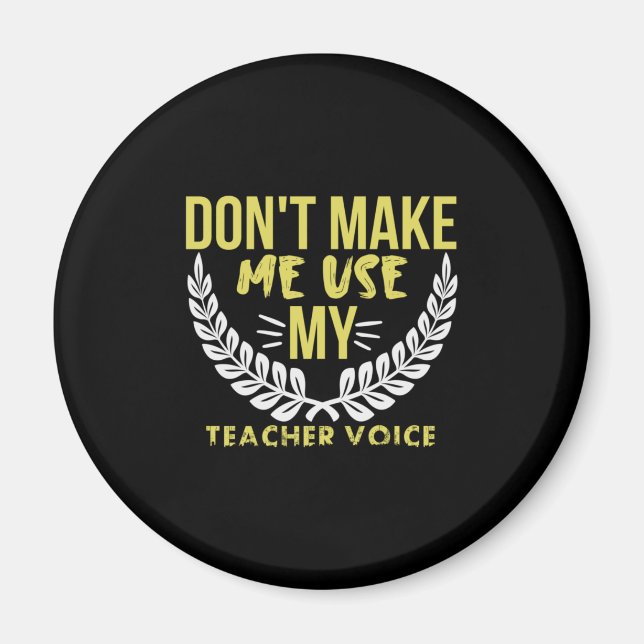 Aimant Teacher Art My Teacher Life (Devant)