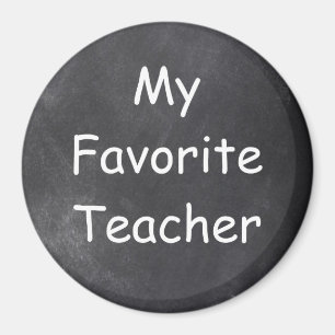 Aimant Teacher Chalkboard Design Venin Idea