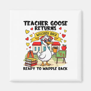 Aimant Teacher Goose revient 