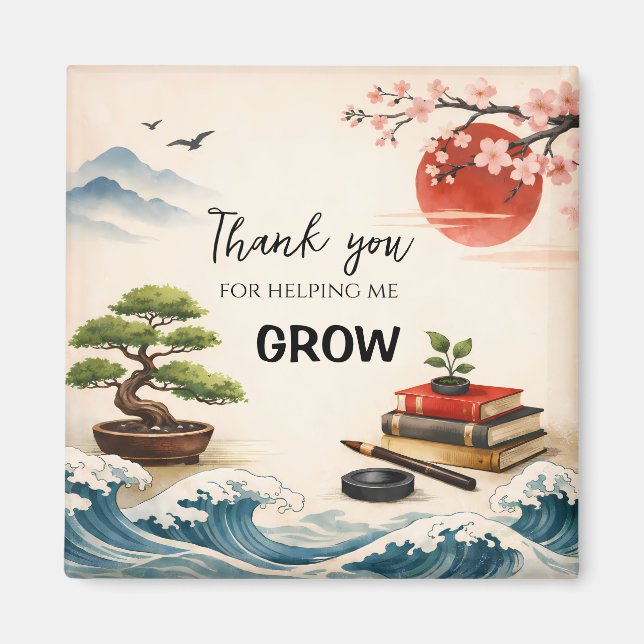 Aimant Teacher Thank You Gift | End of School Year (Devant)