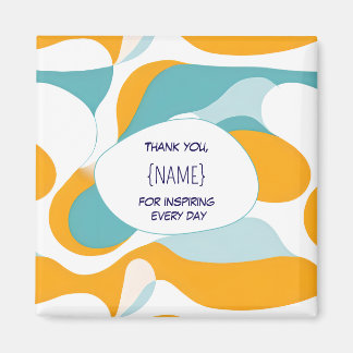 Aimant Teacher Thank You –  Personalized