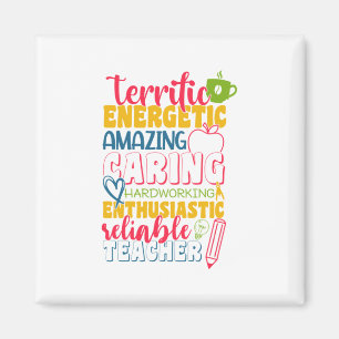 Aimant Teacher's Day Amazing Caring Teacher