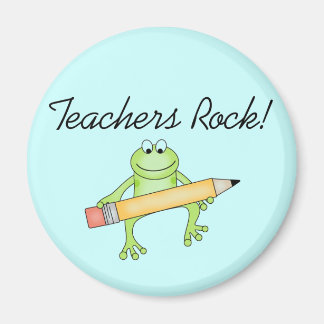Aimant Teachers de grenouilles T-shirts et gousses