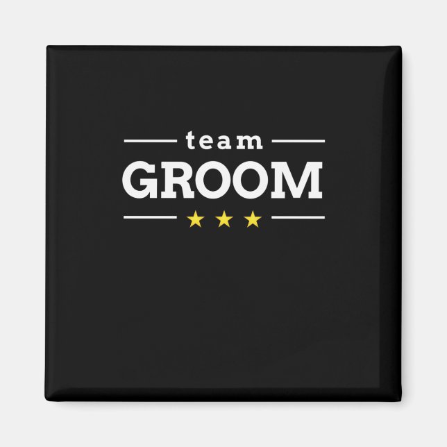 Aimant Team Groom (Devant)