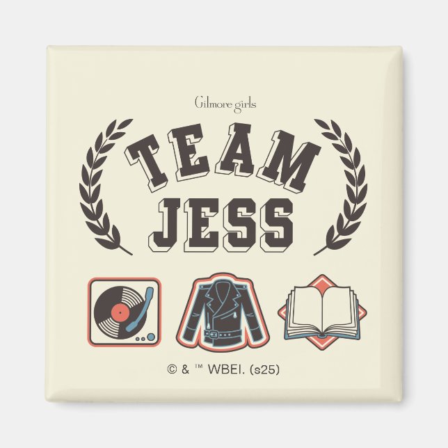 Aimant Team Jess Gilmore Girls Design (Devant)