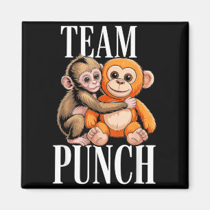 Aimant Team Punch - Bébé Singe Mignon