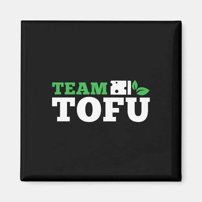 Aimant Team Tofu Workout Vegan Bodybuilding Fitness Plant (Devant)