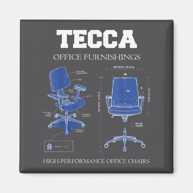 Aimant Tecca Office Furnishings - Chaises Haute Performan (Devant)