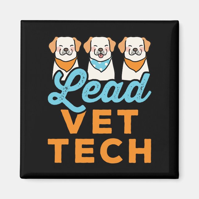 Aimant Technicien Vet Tech chef (Devant)