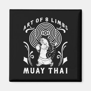 Aimant Technique de combat de Muay Thai Thaïlande Poing G