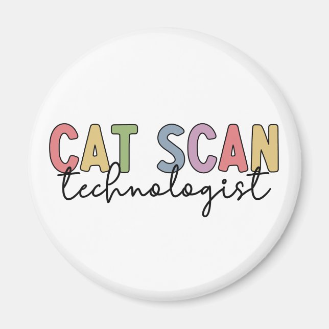 Aimant Technologue en numérisation CAT - Cadeaux de radio (Devant)