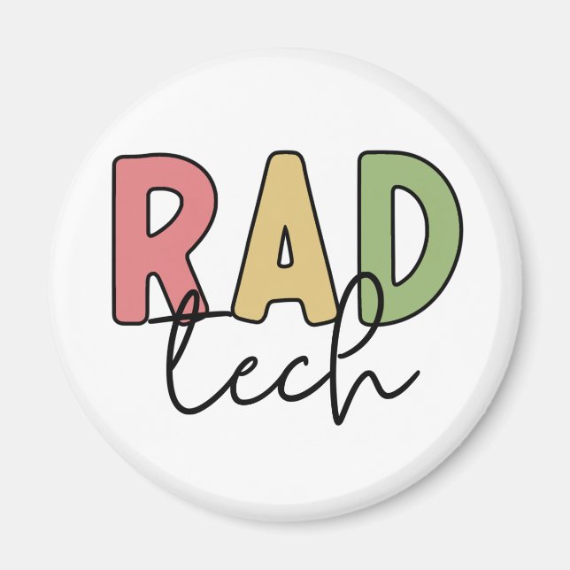 Aimant Technologue radiologique Rad Tech Radiologie (Devant)