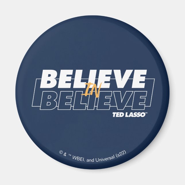 Aimant Ted Lasso | Croire en la foi (Devant)