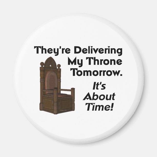 Aimant TEE Mon Trône (Devant)