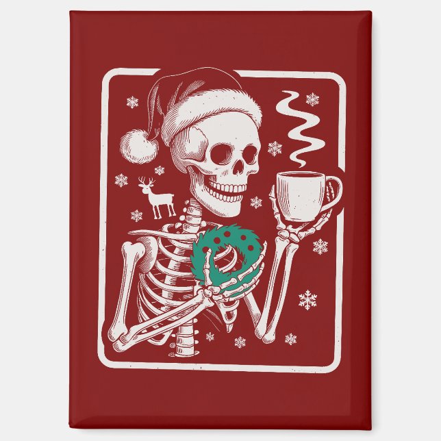 Aimant Tee Murder montre l'horreur de Friends Squelette d (Recto)