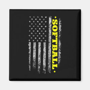 Aimant Tee shirt doux drapeau États-Unis 4 juillet fête d