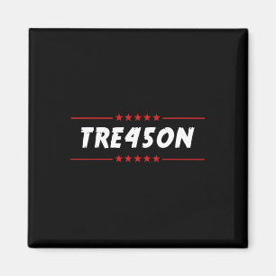 Aimant Tee-shirt Tre45on Trump Poubelle Pas Mon Président