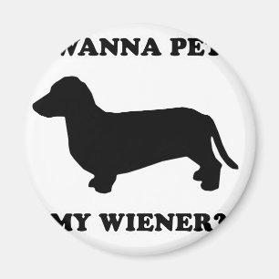 Aimant Tee - shirts WIENER CHIEN - "Vous voulez mettre mo