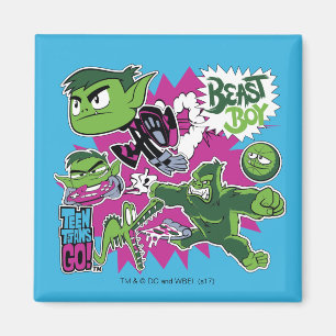 Aimant Teen Titans Go!   Beast Boy Shapeshifts