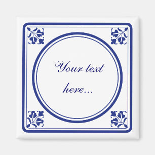 Aimant Tegeltje, petite tuile hollandaise