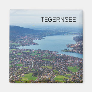 Aimant Tegernsee Bavière Lac Allemagne Panorama Souvenir