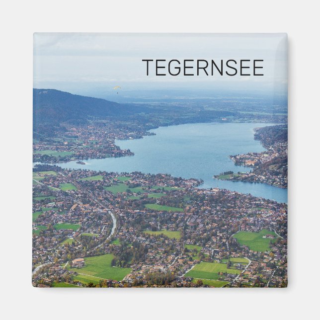 Aimant Tegernsee Bavière Lac Allemagne Panorama Souvenir (Devant)