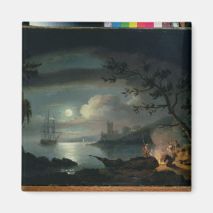 Aimant Teignmouth par clair de lune