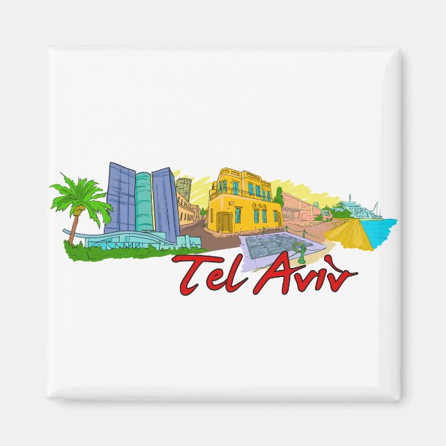 Aimant Tel Aviv - Israël.png (Devant)