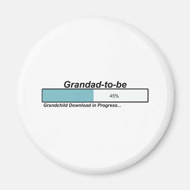 Aimant Téléchargement de Grandad to Be (Devant)