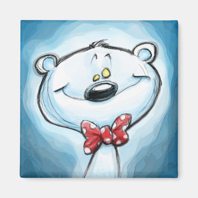 Aimant Telemahos l'aimant de l'ours polaire (Devant)