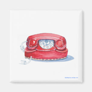 Aimant Téléphone rouge