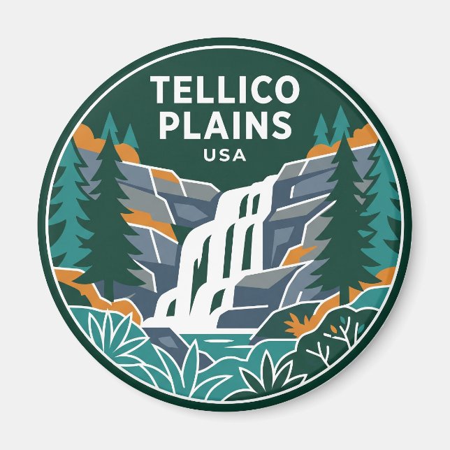 Aimant Tellico Plains Tennessee (Devant)