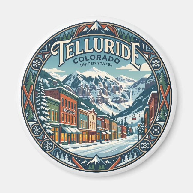 Aimant Telluride Colorado (Devant)
