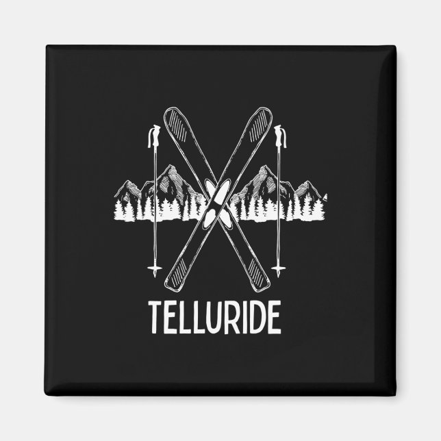 Aimant Telluride Colorado Rocky Mountains Co Ski Snowb (Devant)