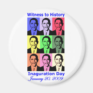 Aimant Témoin de l'histoire : Inauguration d'Obama