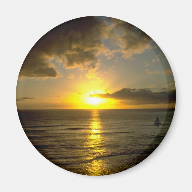 Aimant Tempête au-dessus de la mer (Devant)