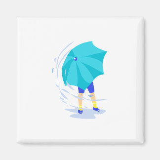 Aimant Tempête de pluie venteuse