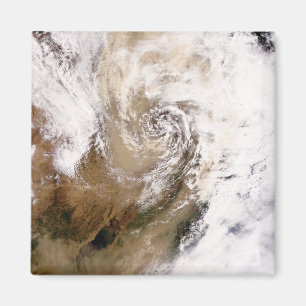 Aimant Tempête de poussière dans le nord de la Chine