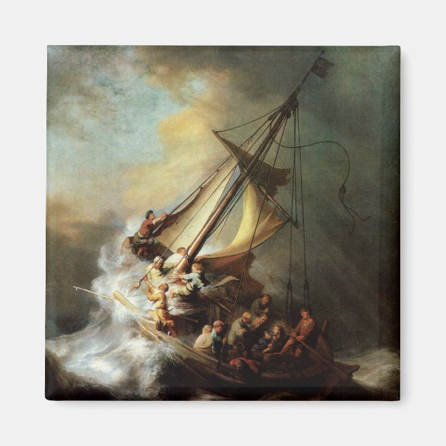 Aimant Tempête sur la mer de Galilée (Devant)
