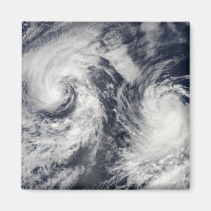 Aimant Tempêtes tropicales Boris et Cristina