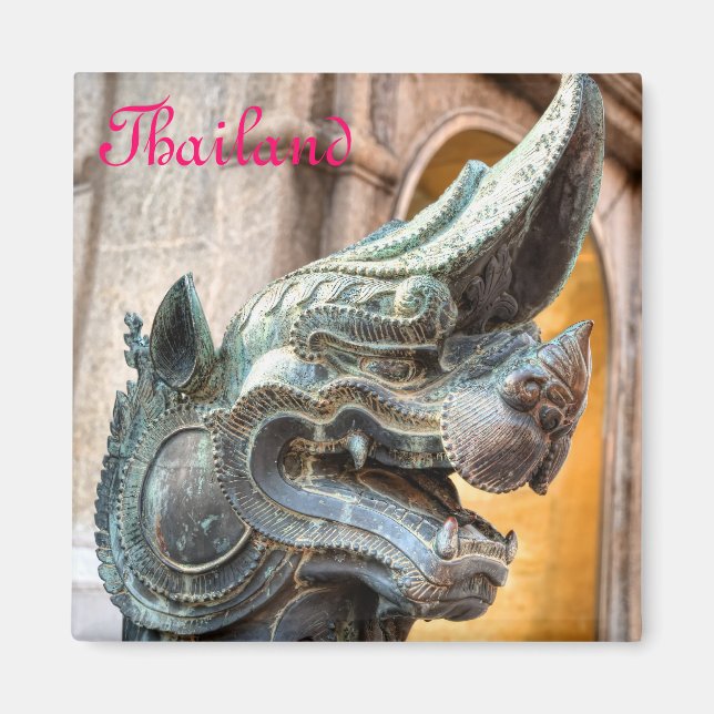 Aimant Temple bouddhiste à Bangkok, Thaïlande (Devant)