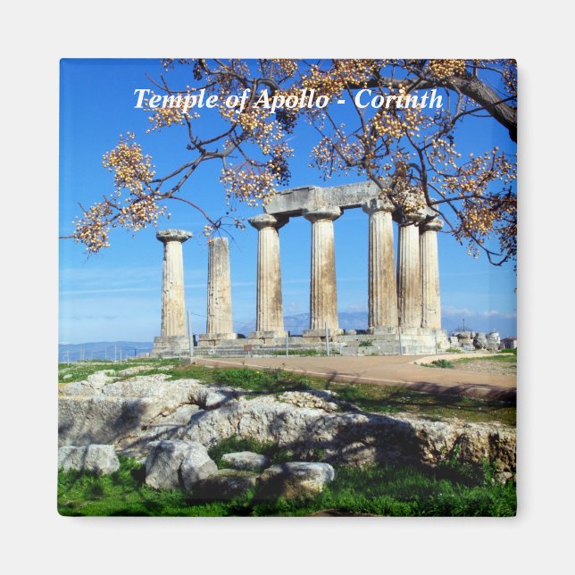 Aimant Temple d'Apollon - Corinthe (Devant)