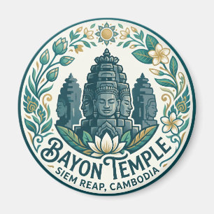 Aimant Temple de Bayon Cambodge